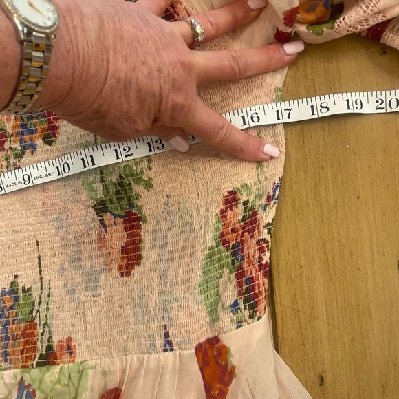 Free People Women Morning Glory Maxi Cotton Stretchy Flowing Long Sleeve New M-L - Picture 2 of 16